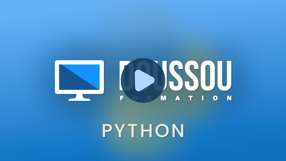 Formation Python pour la science des données
