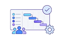 Illustration du domaine Gestion de projet : poste de travail et outils numériques