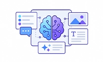 Illustration du domaine Intelligence artificielle : poste de travail et outils numériques